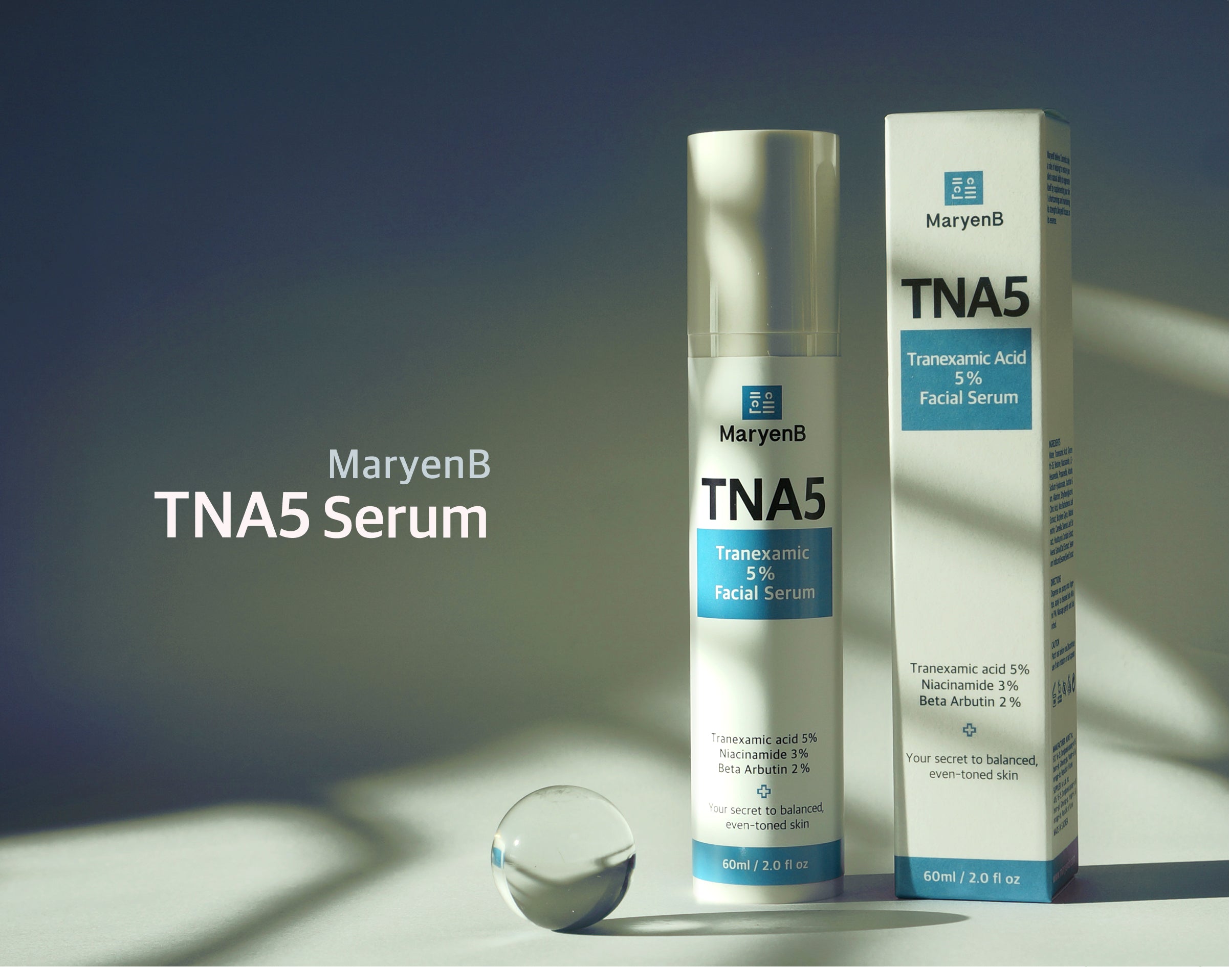 MaryenB TNA5 Tranexamic Acid 5% Serum 2 Fl Oz - Dark Spot Treatment